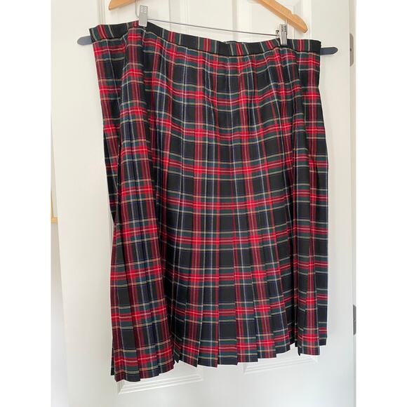 Vintage Lochard of Scotland Tartan Plaid Skirt/Kilt 3 X - Picture 8 of 8